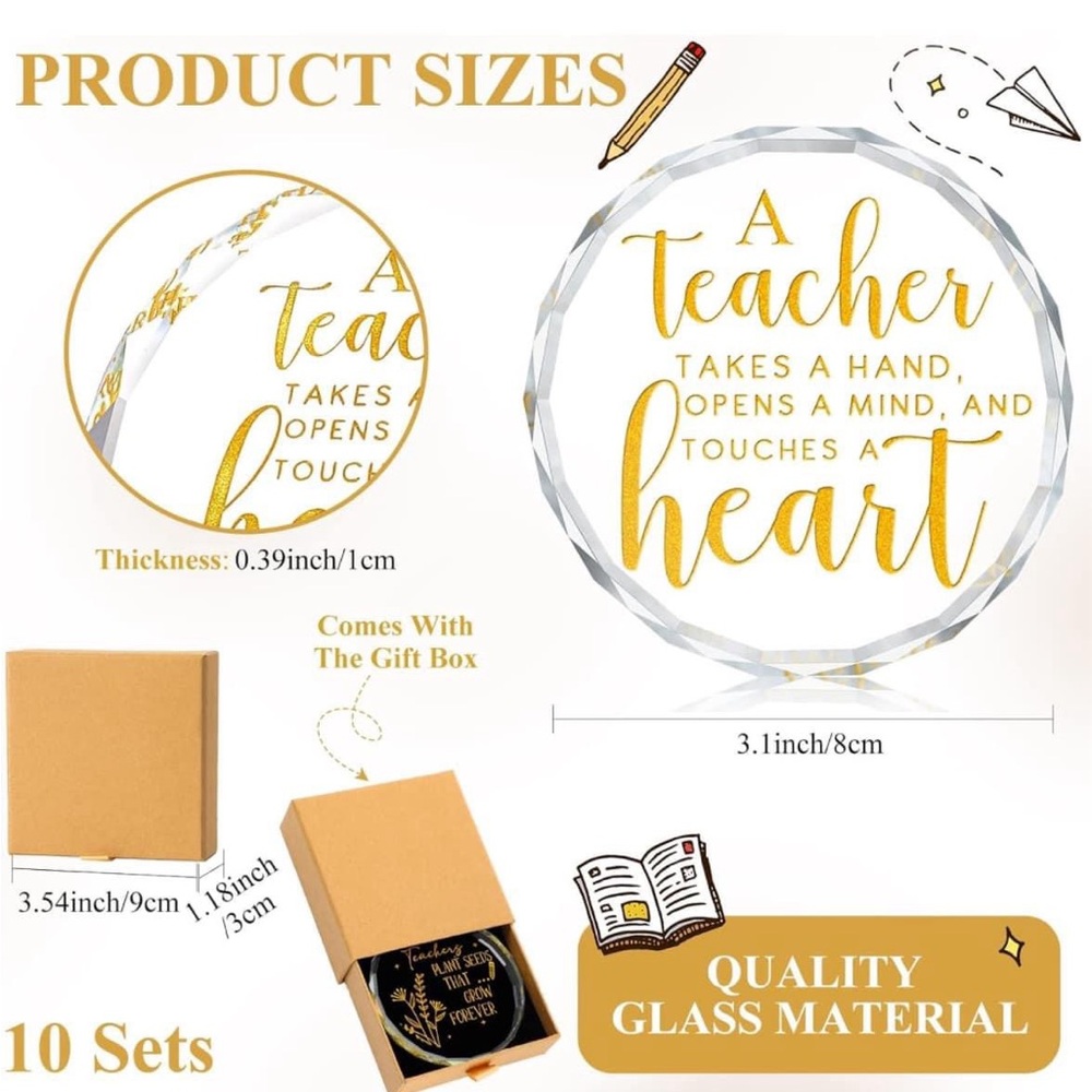 Teacher sign plaque desk ornament